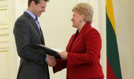 Lietuvos vyrų krepšinio rinktinei - prezidentės padėka