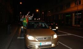 Lietuvos krepšininkai išvedė klaipėdiečius į gatves