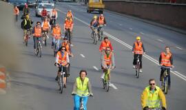 Klaipėdos medikai surengė dviračių žygį per miestą