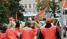 Vilniuje - protesto prieš skurdą akcijos