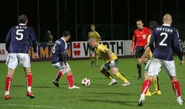 Lietuvos rinktinė su Škotijos komanda sužaidė lygiosiomis
