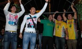 Lietuvos krepšininkai išvedė klaipėdiečius į gatves