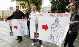 Vidaus reikalų sistemos darbuotojų mitingas Vilniuje