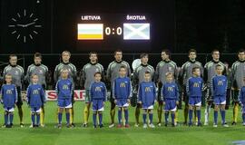 Lietuvos rinktinė su Škotijos komanda sužaidė lygiosiomis