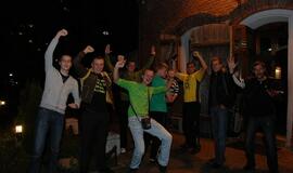 Lietuvos krepšininkai išvedė klaipėdiečius į gatves