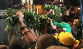 Lietuva pasitiko savo didvyrius - bronzą iškovojusią rinktinę