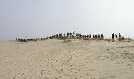 Pajūrio jaunimas dalyvavo švedės meno akcijoje