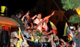 Lietuva pasitiko savo didvyrius - bronzą iškovojusią rinktinę