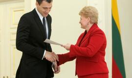 Lietuvos vyrų krepšinio rinktinei - prezidentės padėka