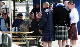 Škotijos futbolo rinktinės sirgaliai - jau Lietuvoje