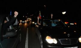 Lietuvos krepšininkai išvedė klaipėdiečius į gatves