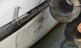 Burlaivį "Meridianas" apgadino rugpjūčio vėtros