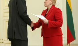 Lietuvos vyrų krepšinio rinktinei - prezidentės padėka