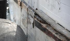 Burlaivį "Meridianas" apgadino rugpjūčio vėtros