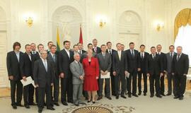 Lietuvos vyrų krepšinio rinktinei - prezidentės padėka