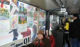 Klaipėdos gatvėse - "agitobusai" su vaikų piešiniais