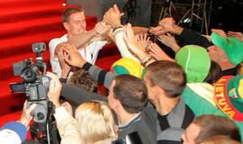 Lietuva pasitiko savo didvyrius - bronzą iškovojusią rinktinę