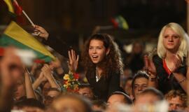 Lietuva pasitiko savo didvyrius - bronzą iškovojusią rinktinę