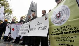 Vidaus reikalų sistemos darbuotojų mitingas Vilniuje