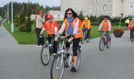 Klaipėdos medikai surengė dviračių žygį per miestą