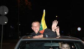 Lietuvos krepšininkai išvedė klaipėdiečius į gatves