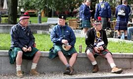 Škotijos futbolo rinktinės sirgaliai - jau Lietuvoje