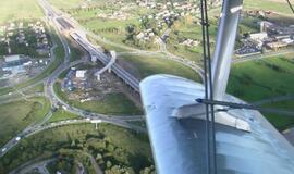 Rekonstruojamas Jakų žiedas: nuotraukos iš oro