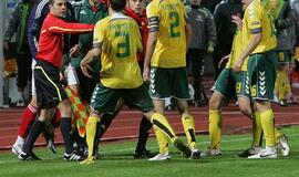 Lietuvos rinktinė su Škotijos komanda sužaidė lygiosiomis