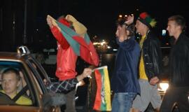 Lietuvos krepšininkai išvedė klaipėdiečius į gatves