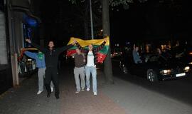 Lietuvos krepšininkai išvedė klaipėdiečius į gatves