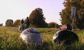 Motociklo avarijoje netoli Priekulės nukentėjo mergina