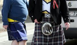 Škotijos futbolo rinktinės sirgaliai - jau Lietuvoje