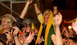 Lietuva pasitiko savo didvyrius - bronzą iškovojusią rinktinę