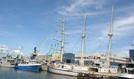 Burlaivį "Meridianas" apgadino rugpjūčio vėtros