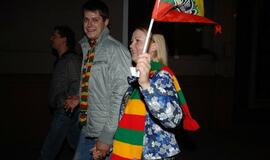 Lietuvos krepšininkai išvedė klaipėdiečius į gatves