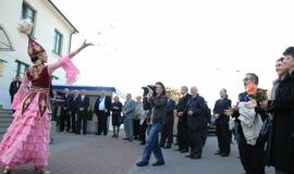 Klaipėdoje iškilo Kazachstano salelė