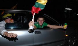 Lietuvos krepšininkai išvedė klaipėdiečius į gatves