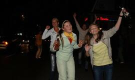 Lietuvos krepšininkai išvedė klaipėdiečius į gatves