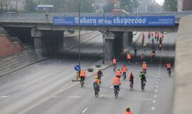 Klaipėdos medikai surengė dviračių žygį per miestą