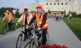 Klaipėdos medikai surengė dviračių žygį per miestą