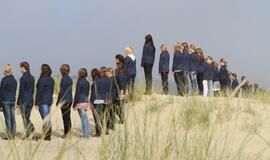 Pajūrio jaunimas dalyvavo švedės meno akcijoje