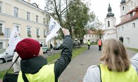 Vilniuje - protesto prieš skurdą akcijos