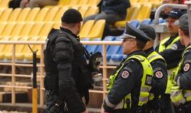 Policija tvarką futbolo batalijų metu palaikys sustiprintomis pajėgomis