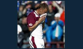 Edinburgo "Hearts" futbolininkai nusileido Glazgo "Rangers" ekipai