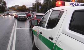 Girtuoklis avariją sukėlė ties policijos buveine