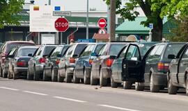 Informacija apie automobilių eiles pasienyje vėl skelbiama internete