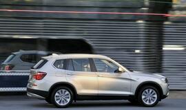 Kompanija BMW atnaujino kompaktinį visureigį X3