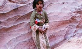 Raudonoji dykumų rožė Petra: stebuklai uolose