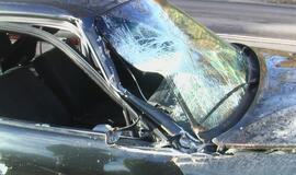 Minijos gatvėje "Audi" trenkėsi į vilkiką