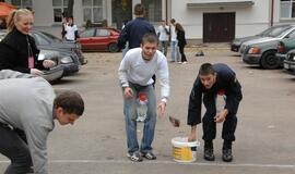 Klaipėdoje surengtos būsimųjų jūrininkų krikštynos